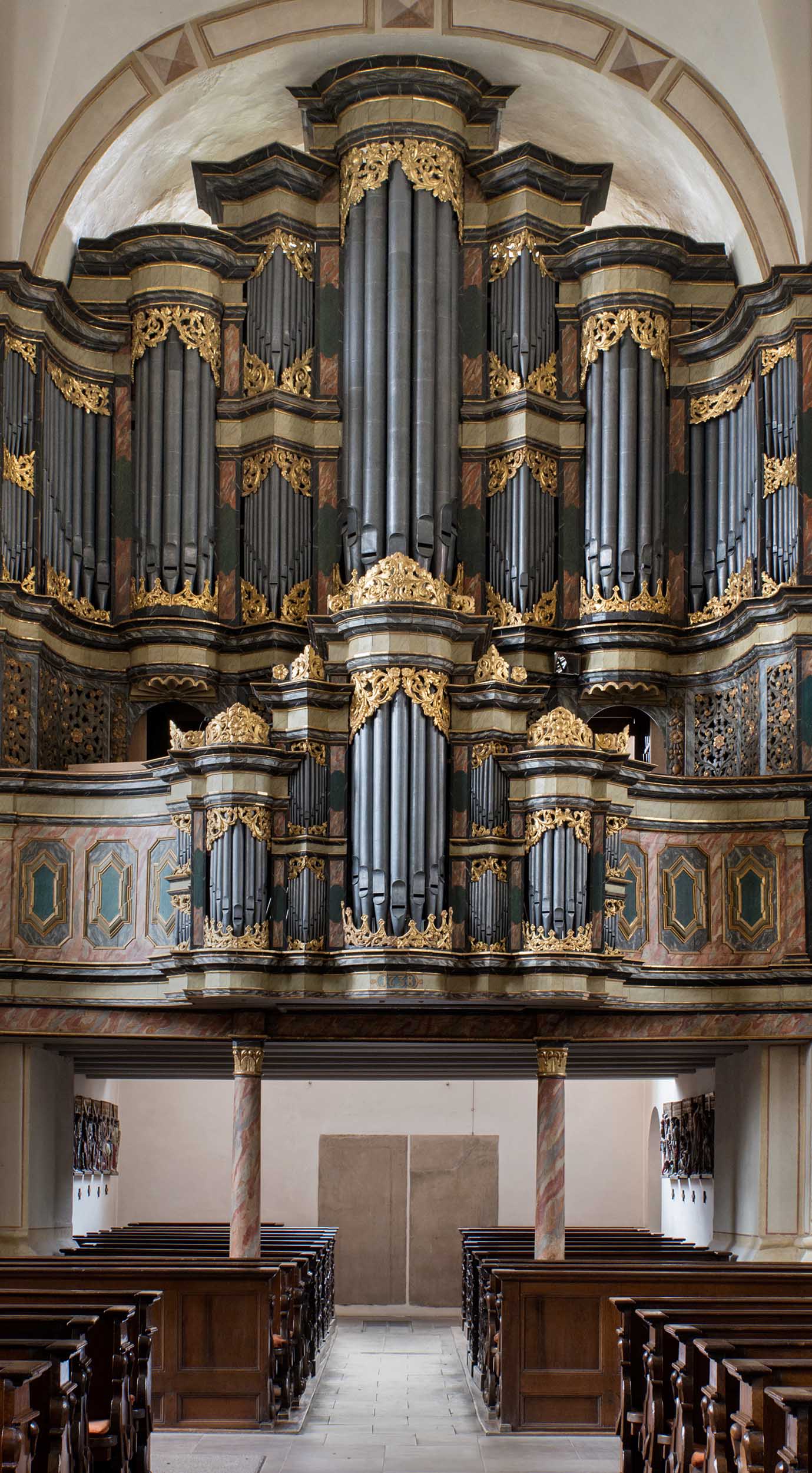 Reconstruction de l'orgue historique de 1736 Johann Patroclus Möller